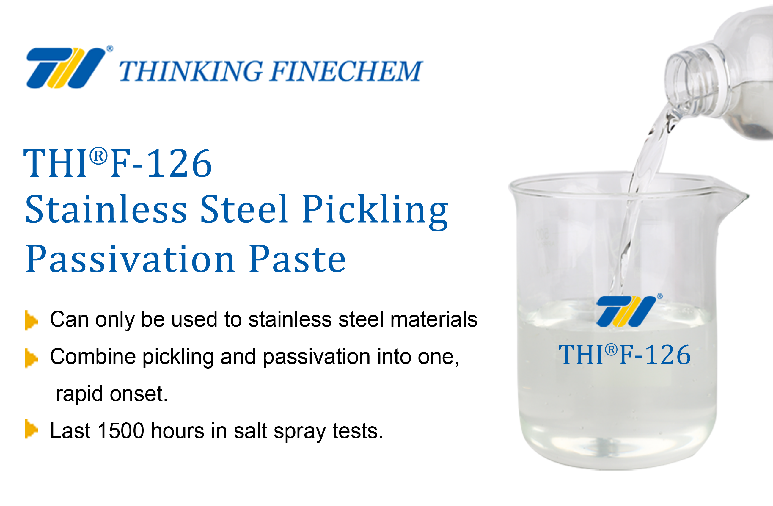 THIF-126 stainless steel pickling and passivation agent