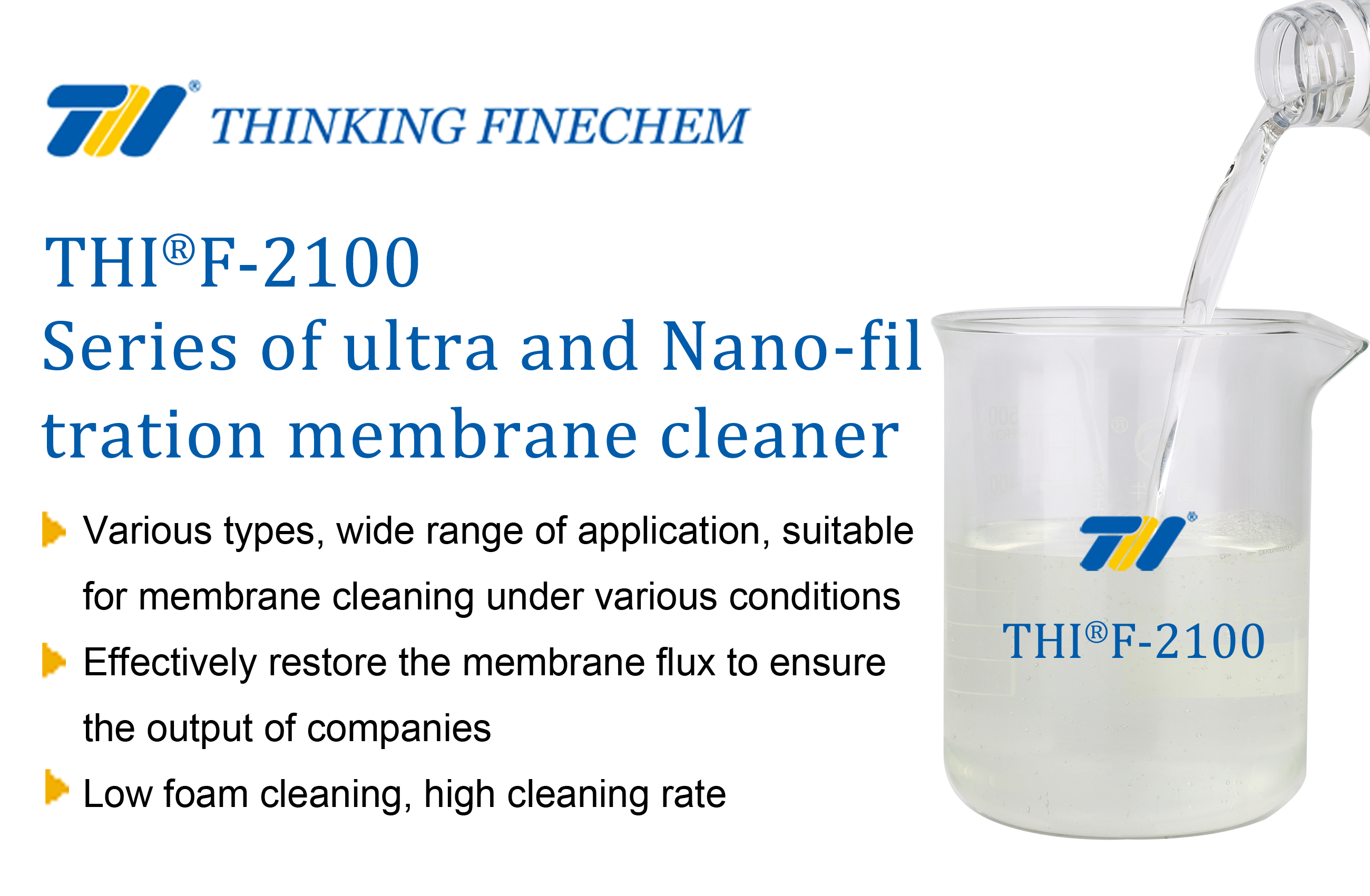 THIF-2100 series of ultra and Nano-filtration membrane cleaner