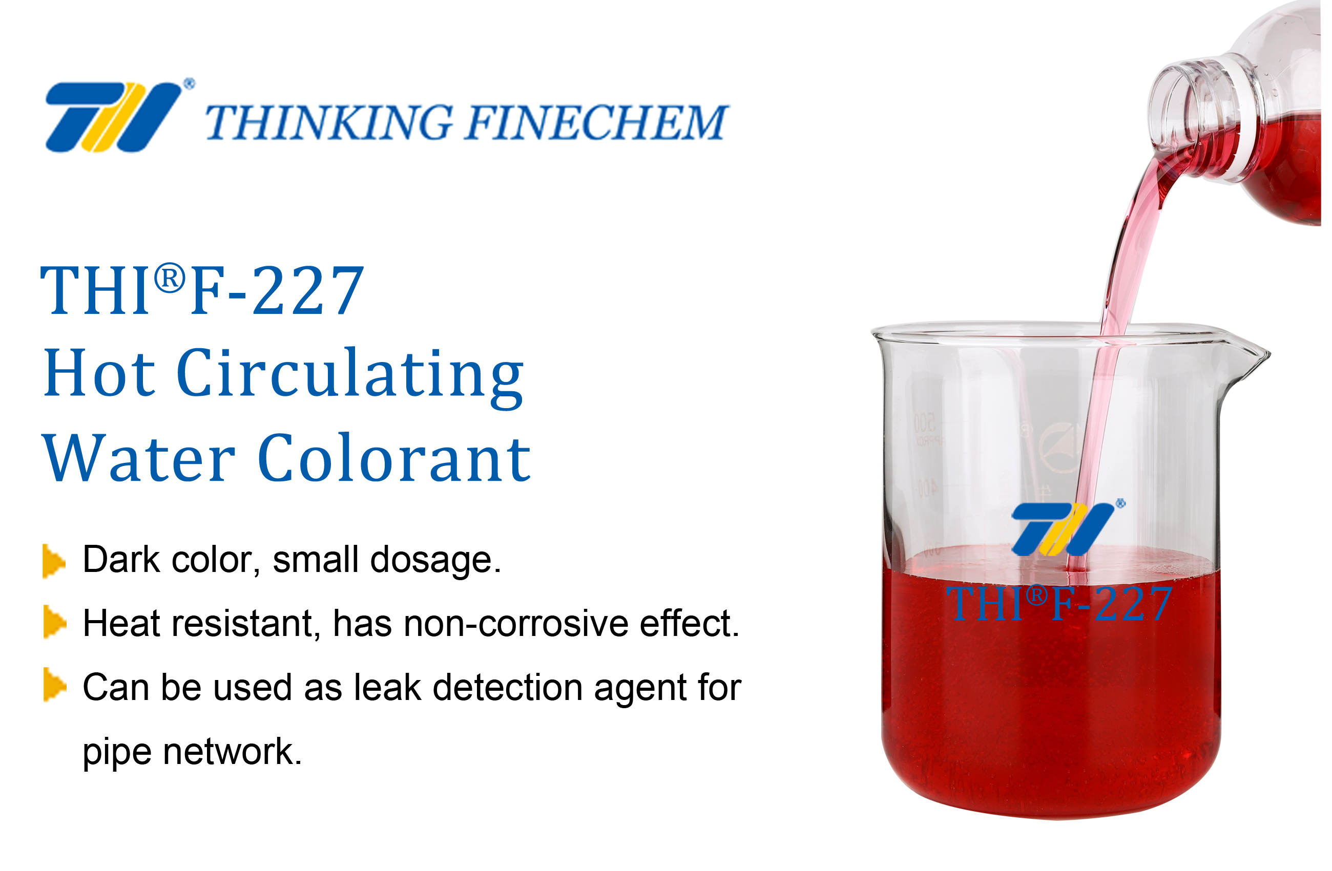 THIF- 227 hot circulating water colorant 