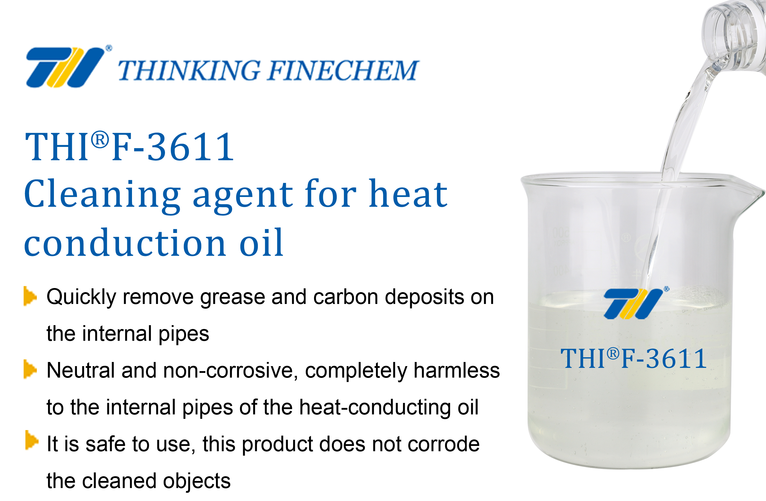 THIF-3611 cleaning agent for heat conduction oil