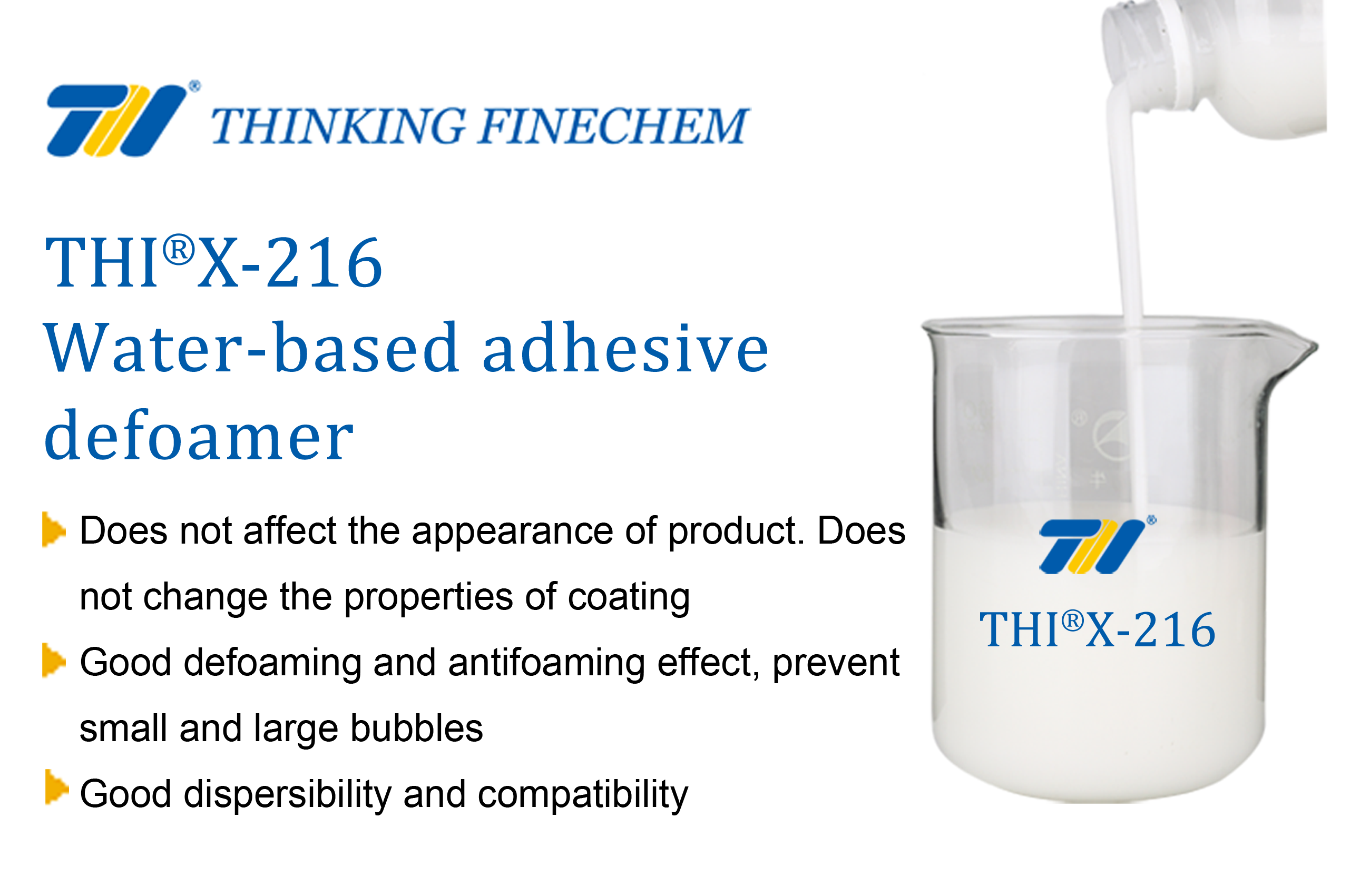 THIX-216 water-based adhesive defoamer