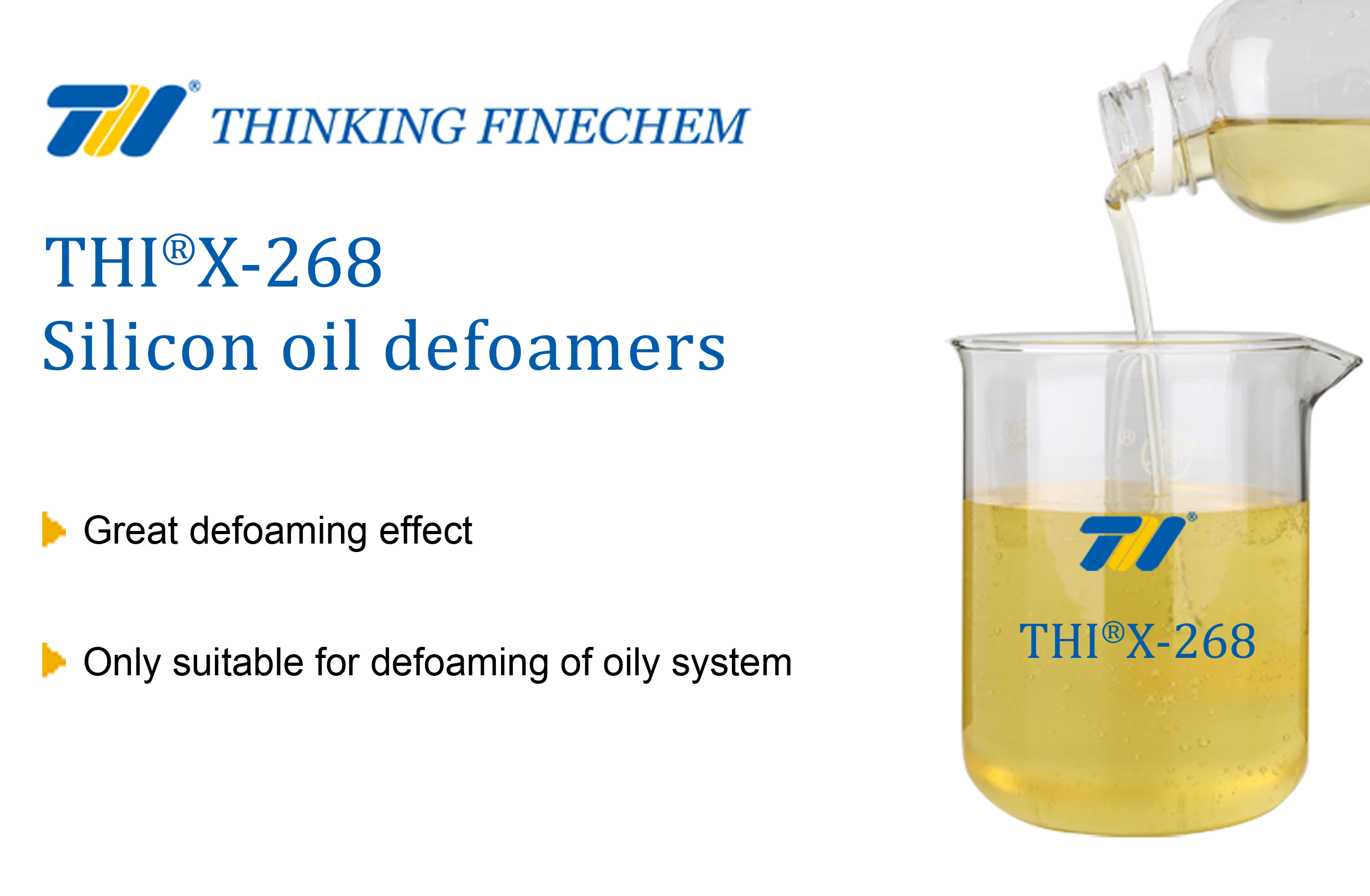 THIX-268Silicon oil defoamers