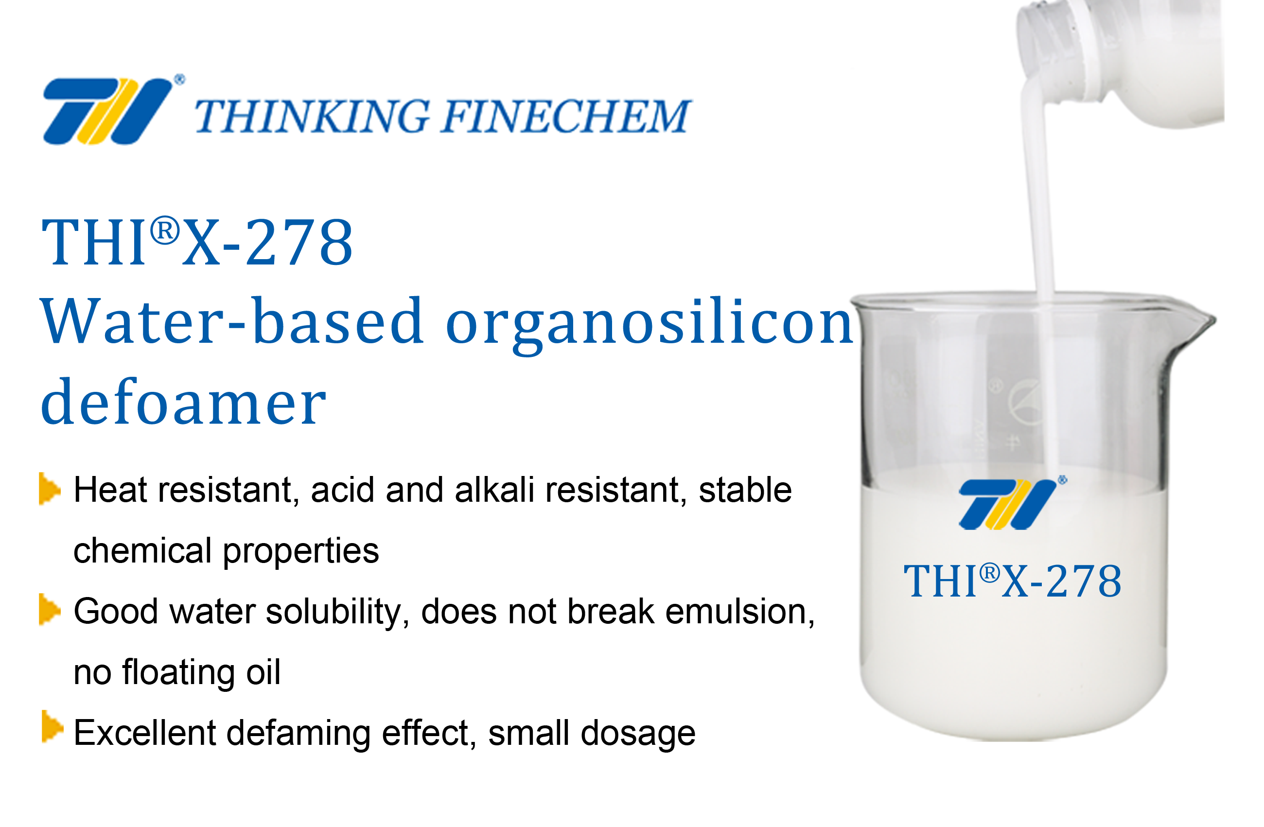 THIX-278 water-based organosilicon defoamer