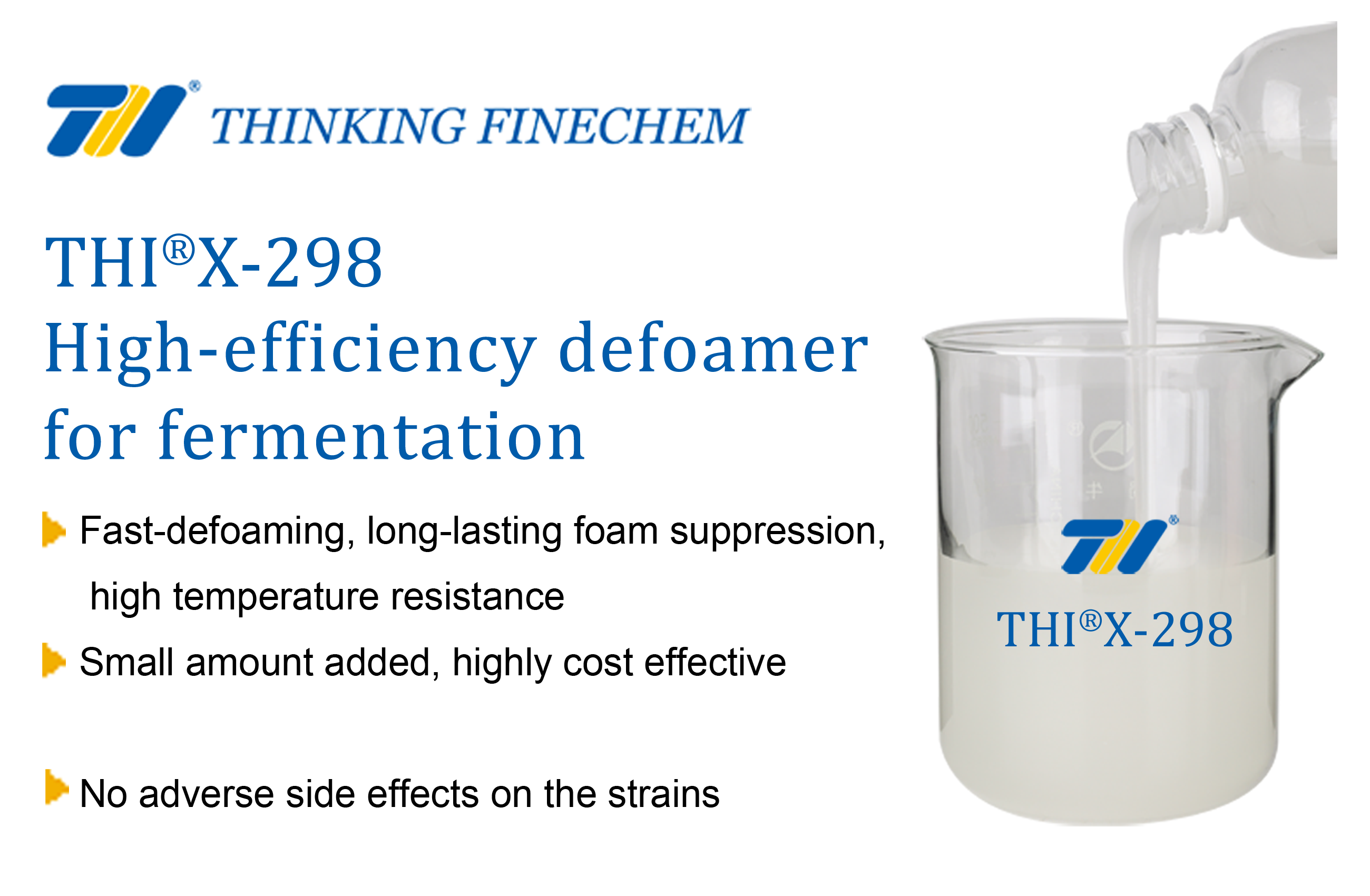 THIX-298 high-efficiency defoamer for fermentation 