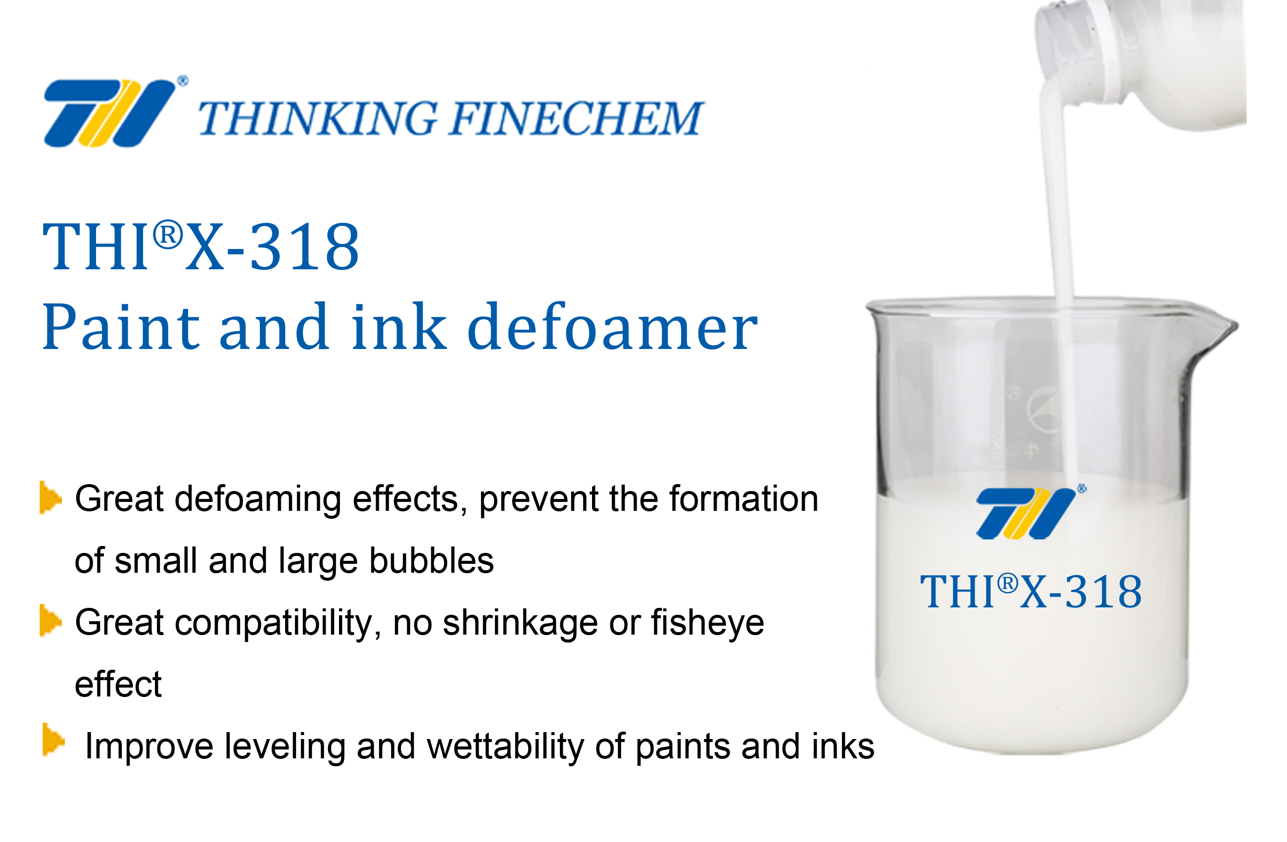 THIX-318 coating and ink defoamer