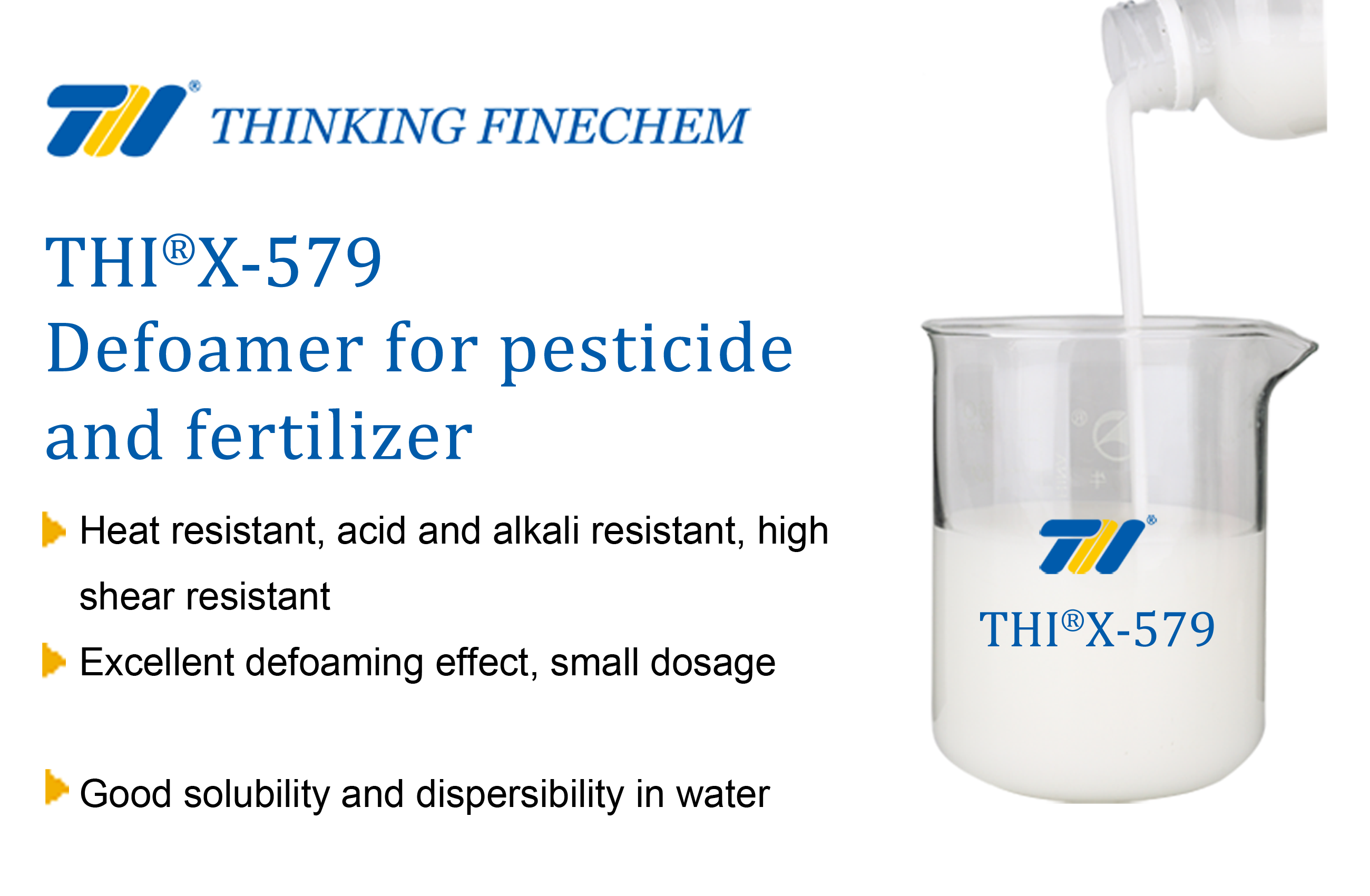 THIX-579defoamer for pesticide and fertilizer